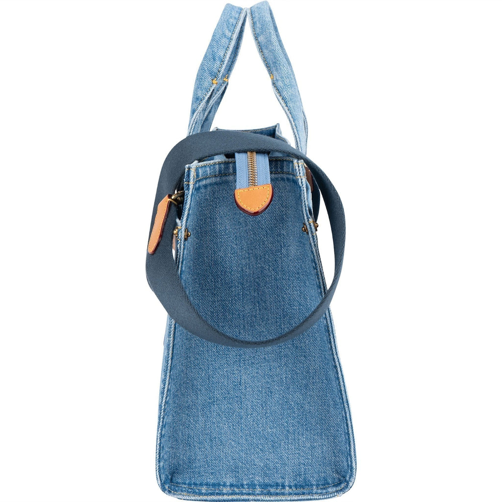 Coach Denim Cargo Tote Handbag