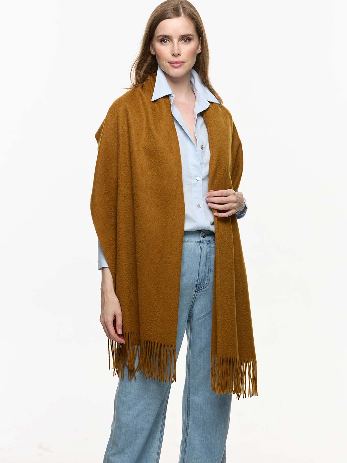 Ovcio Golden Camel Cashmere Wrap